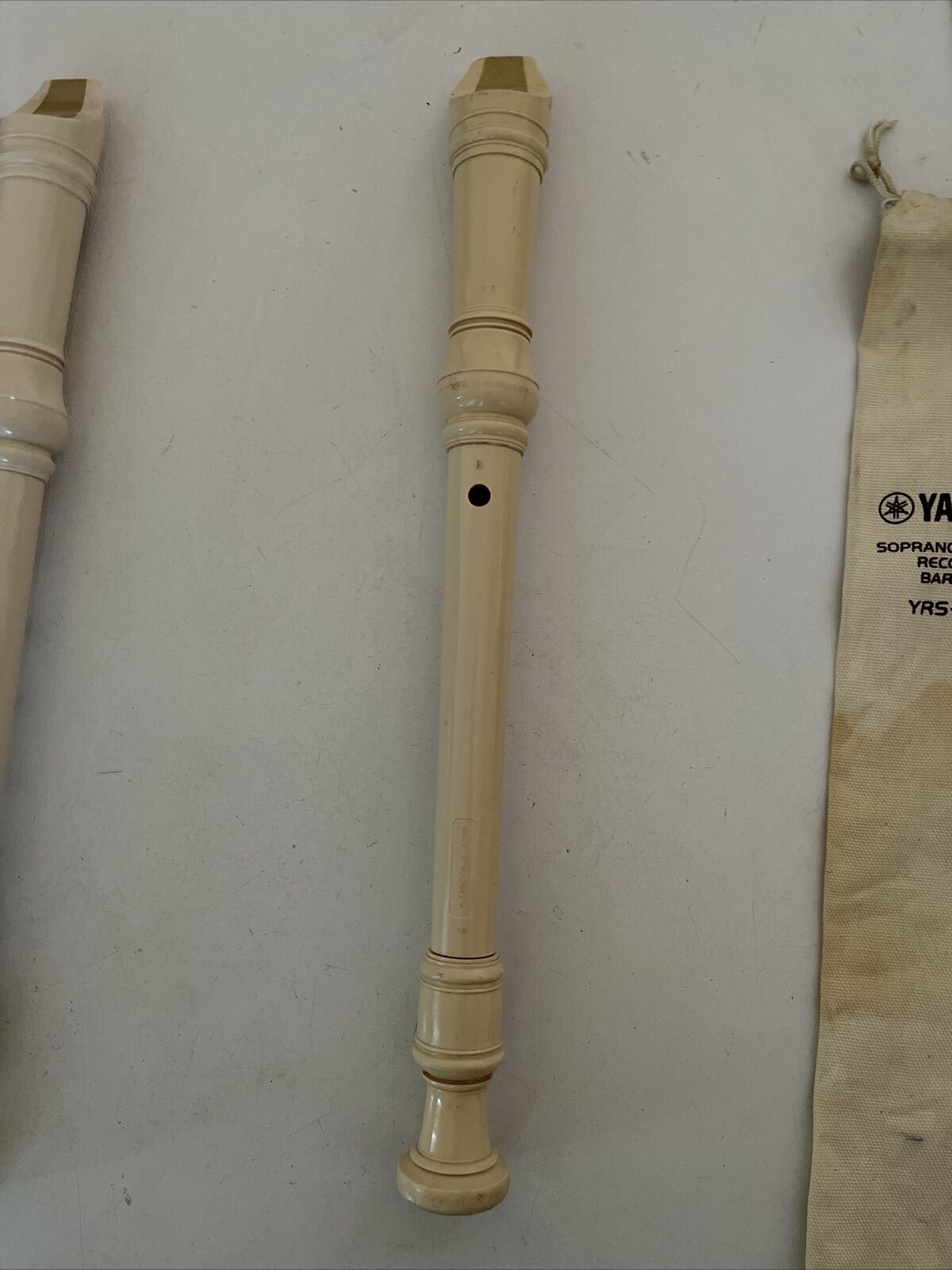 Yamaha Recorder Soprano / Descant Baroque YRS-24B School Music + extra recorder