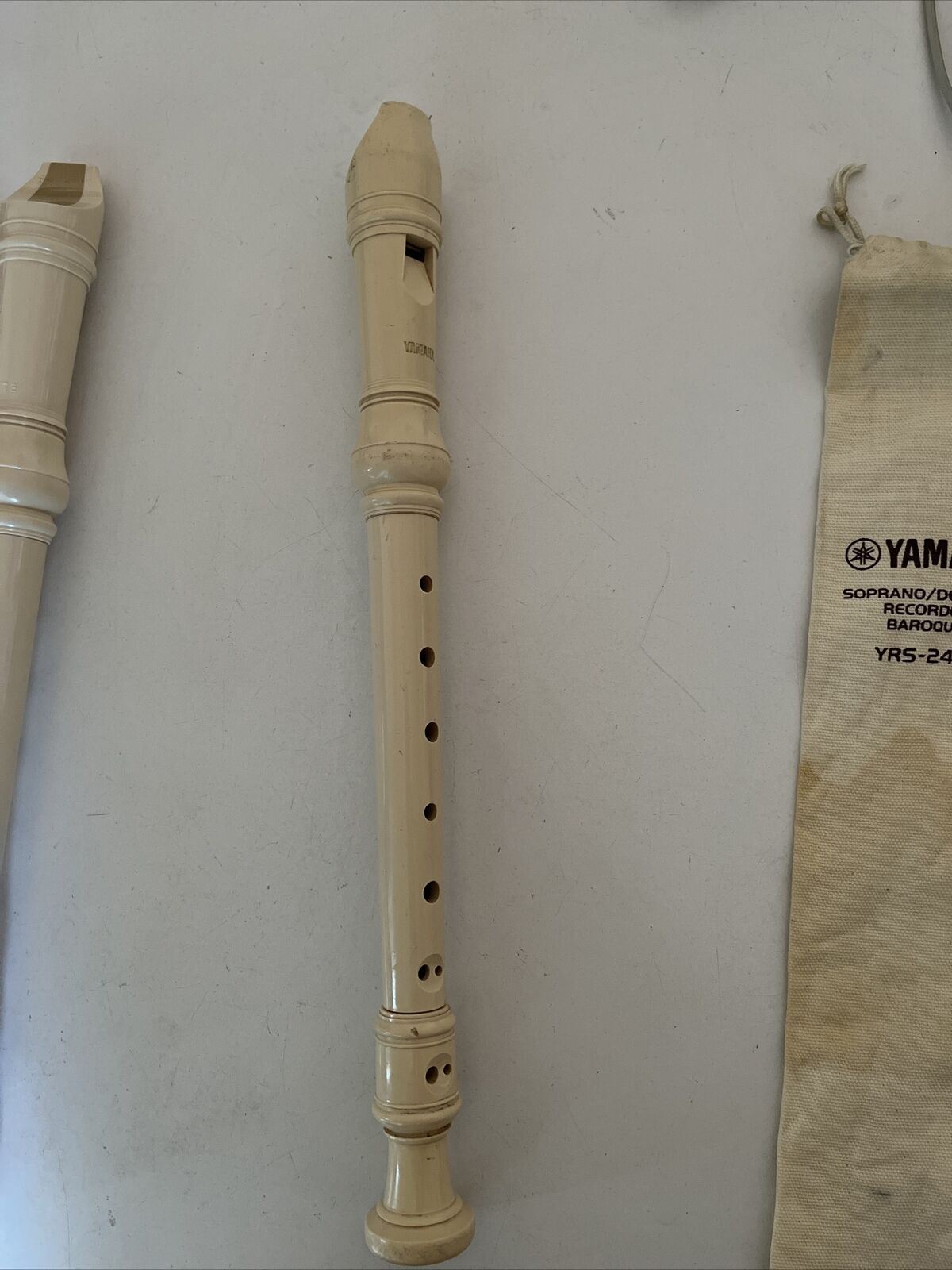 Yamaha Recorder Soprano / Descant Baroque YRS-24B School Music + extra recorder