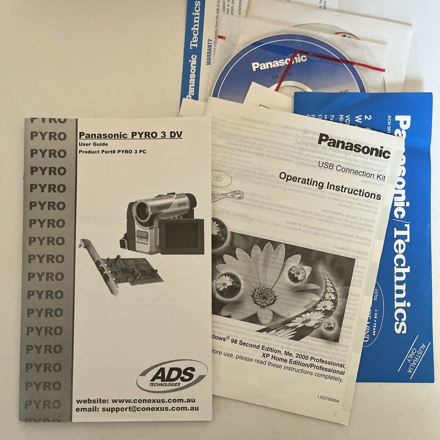 Panasonic Pyro 3 DV FireWire PCI Card Video Capture Card