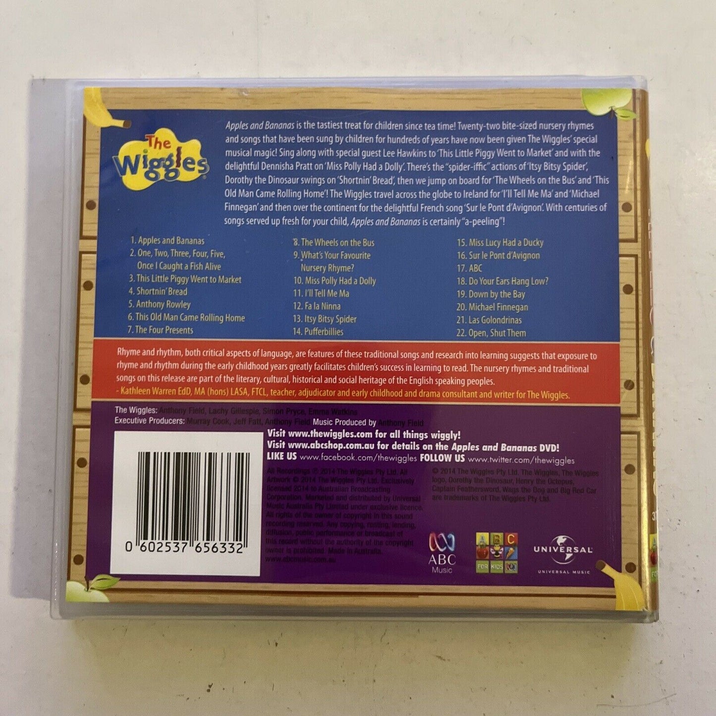 The Wiggles – Apples & Bananas (CD, 2014)