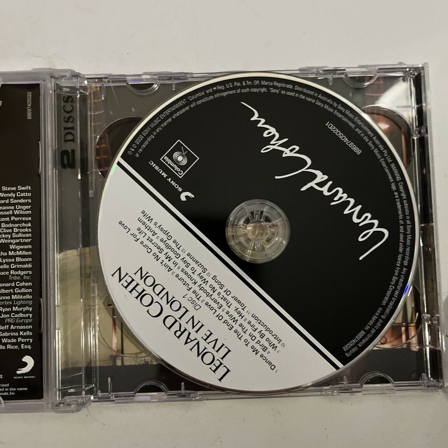 Leonard Cohen – Live In London (CD, 2-Disc, 2009)