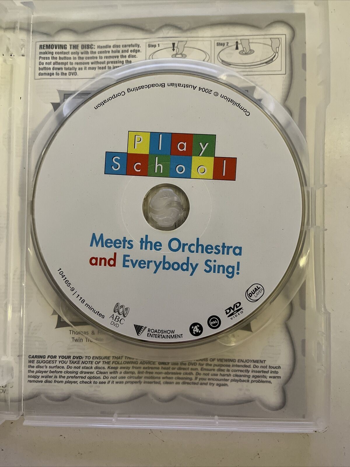 Play School - Everybody Sing! / Meets The Orchestra (DVD, 1995) Region 4