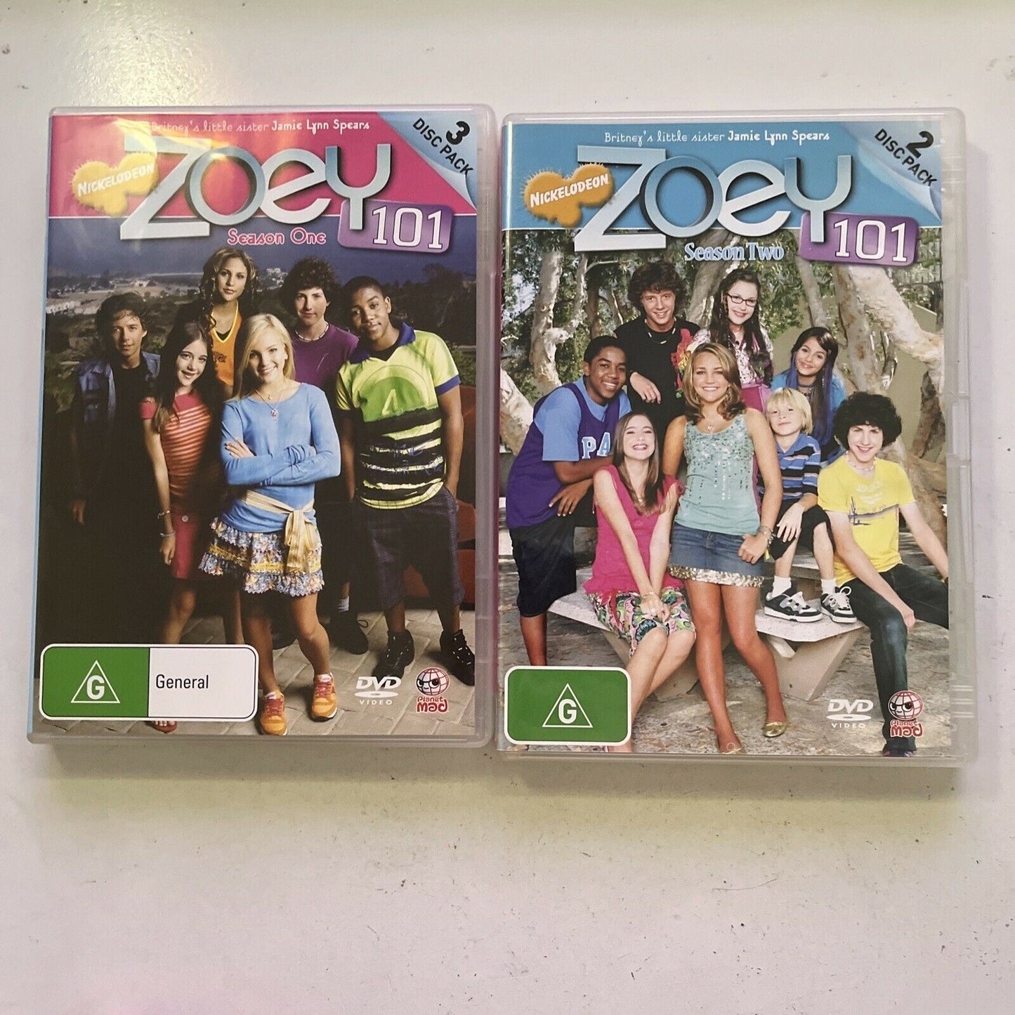 Zoey 101 : The Complete Season 1 & 2 (DVD, 2005) Jamie Lynn Spears. Region 4