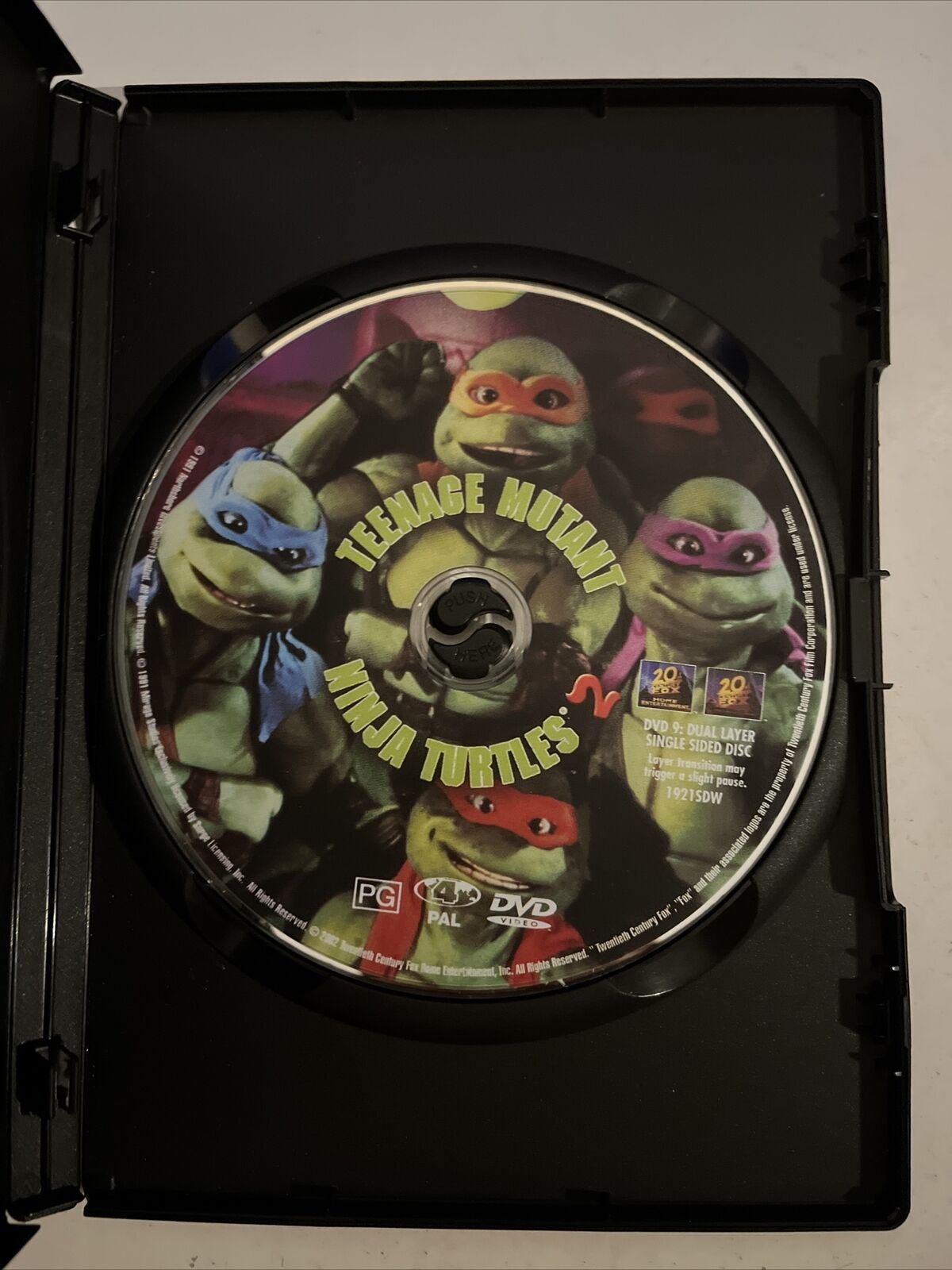 Teenage Mutant Ninja Turtles 2 - Secret Of The Ooze (DVD, 1990) Region 4