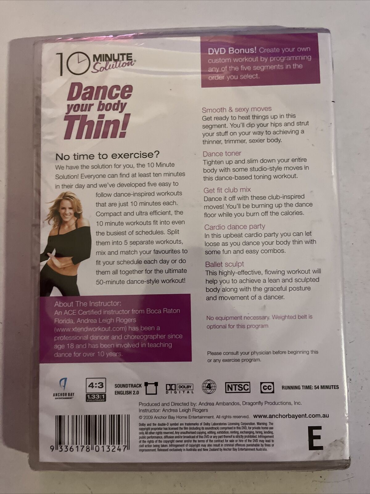 *New Sealed* 10 Minute Solution - Dance Your Body Thin (DVD, 2009)
