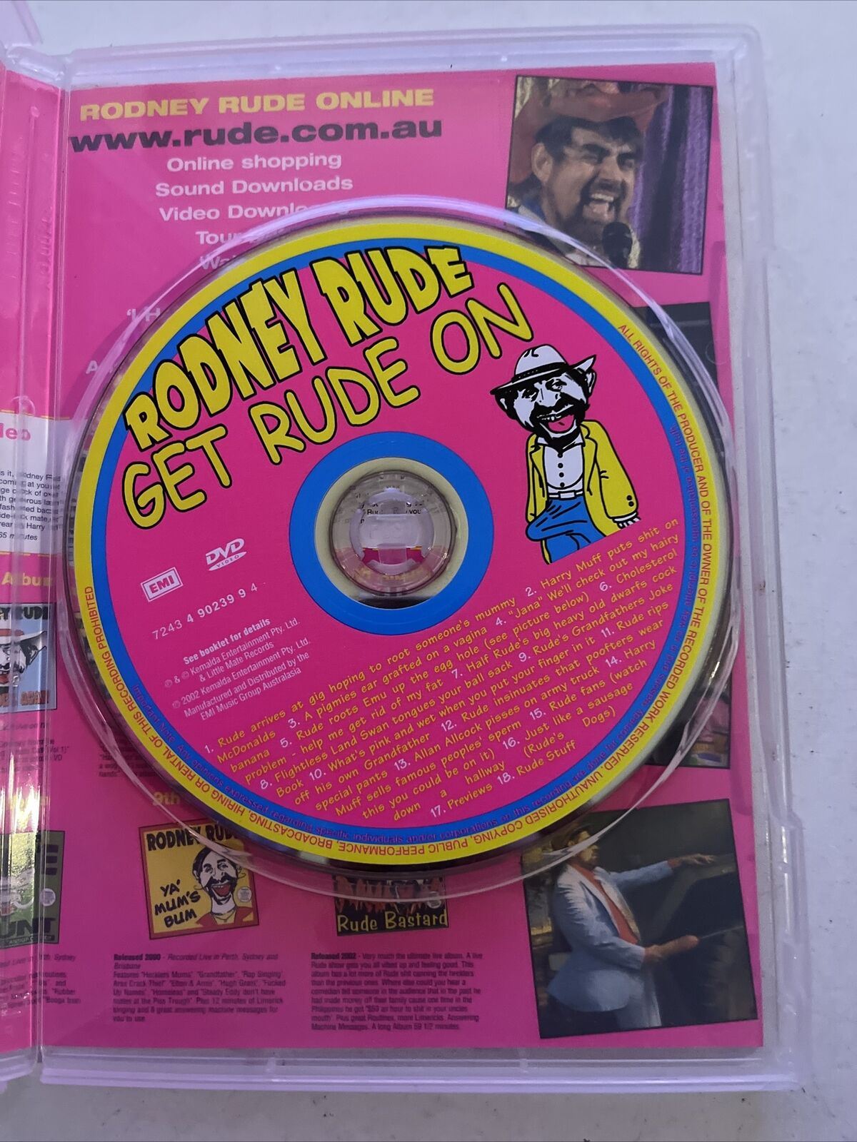 Rodney Rude - Get Rude On (DVD, 2002) Live on Stage. All Regions