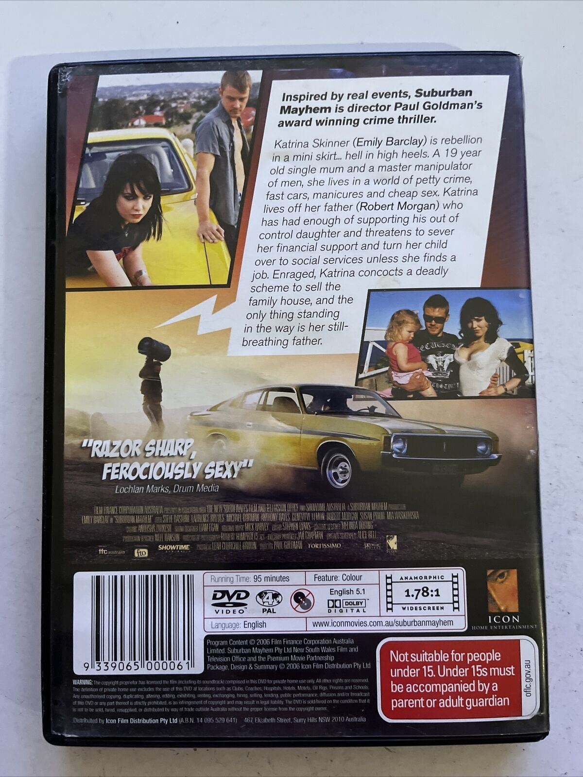 Suburban Mayhem (DVD, 2006) Emily Barclay, Michael Dorman. Region 4