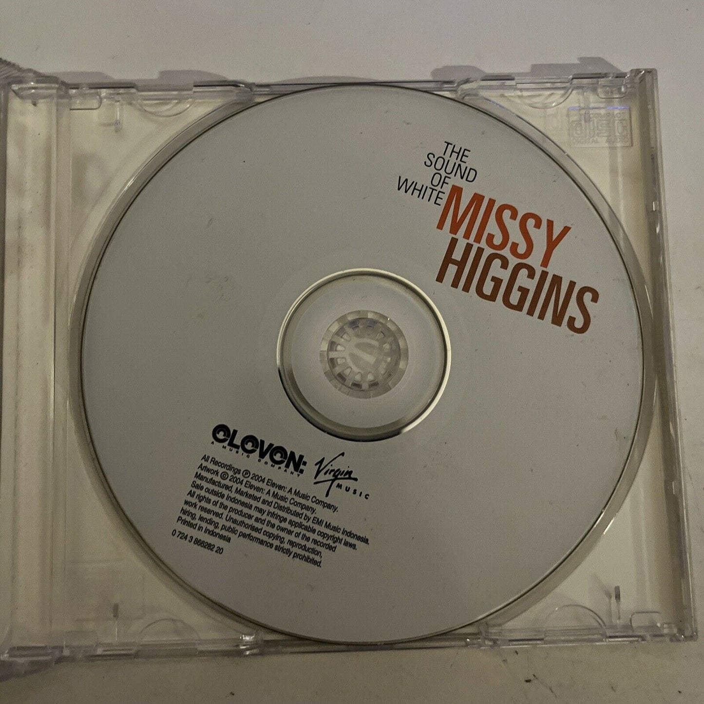 Missy Higgins – The Sound Of White (CD, 2005) Album