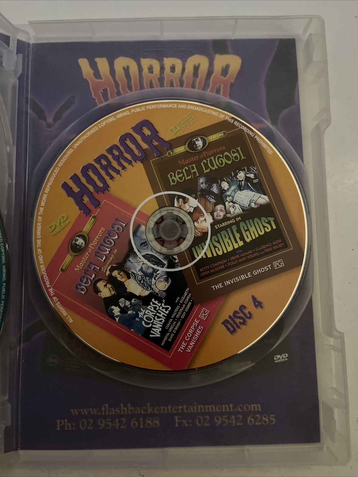 10 Horror Movie (DVD) Mommy, Bowery At Midnight, Dark Eyes Of London All Region