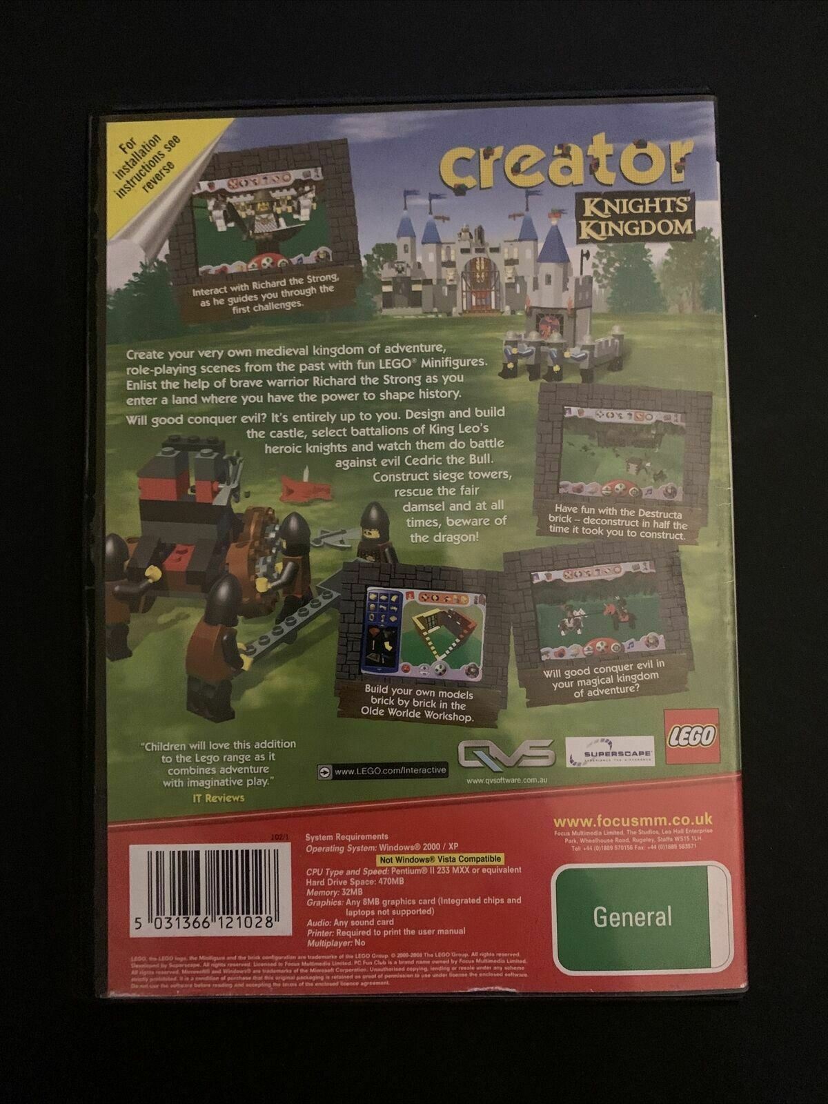 Lego Creator: Knights Kingdom - PC Windows Game