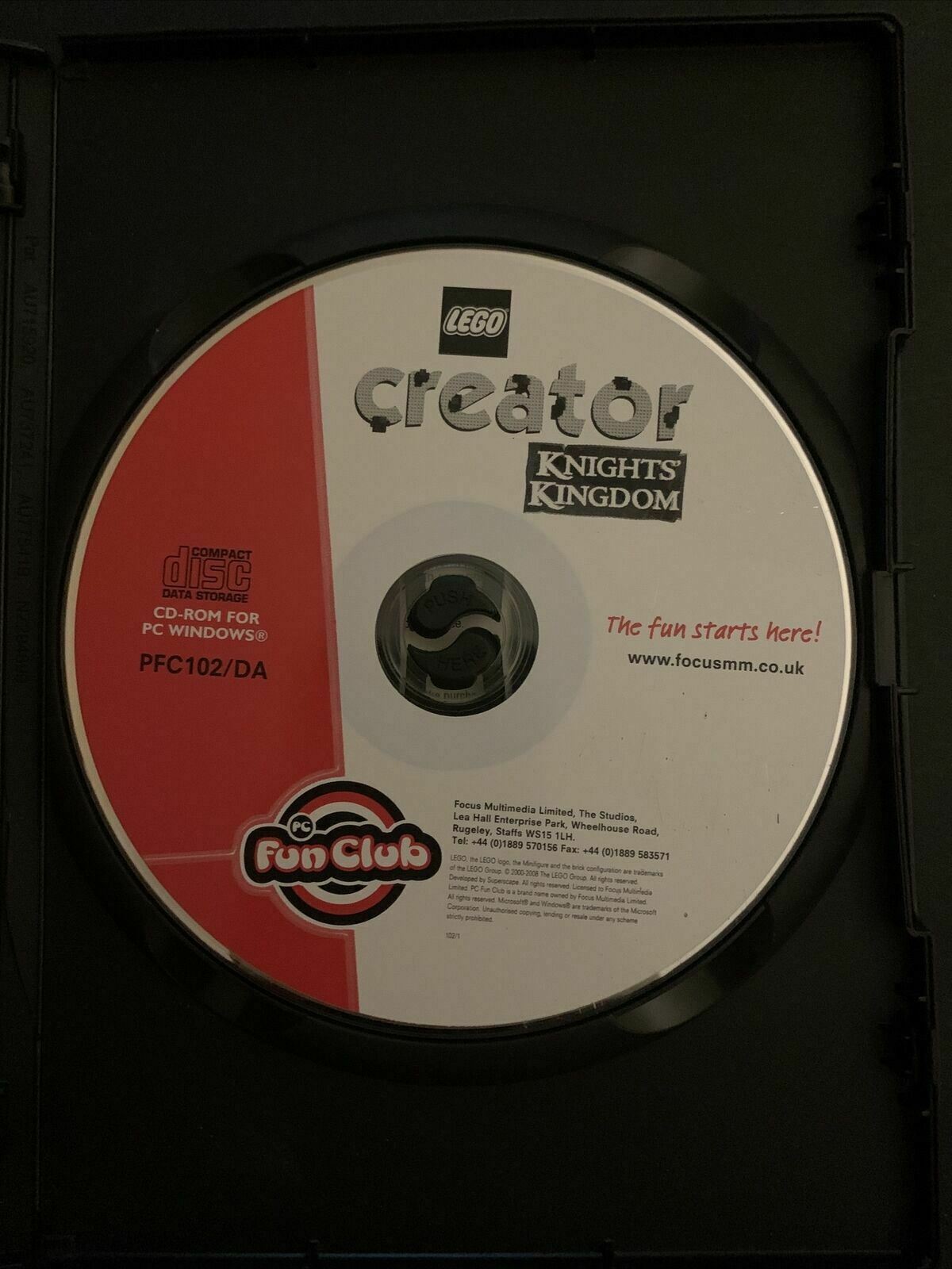 Lego Creator: Knights Kingdom - PC Windows Game