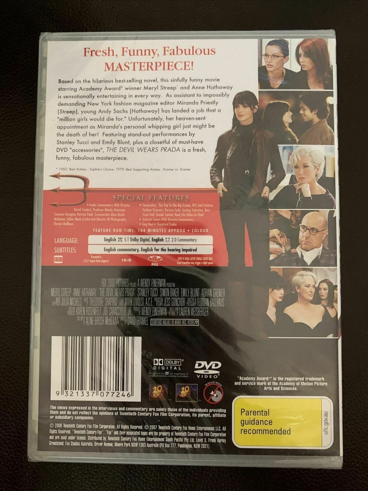 *New Sealed* The Devil Wears Prada (DVD, 2006) Anne Hathaway, Meryl Streep