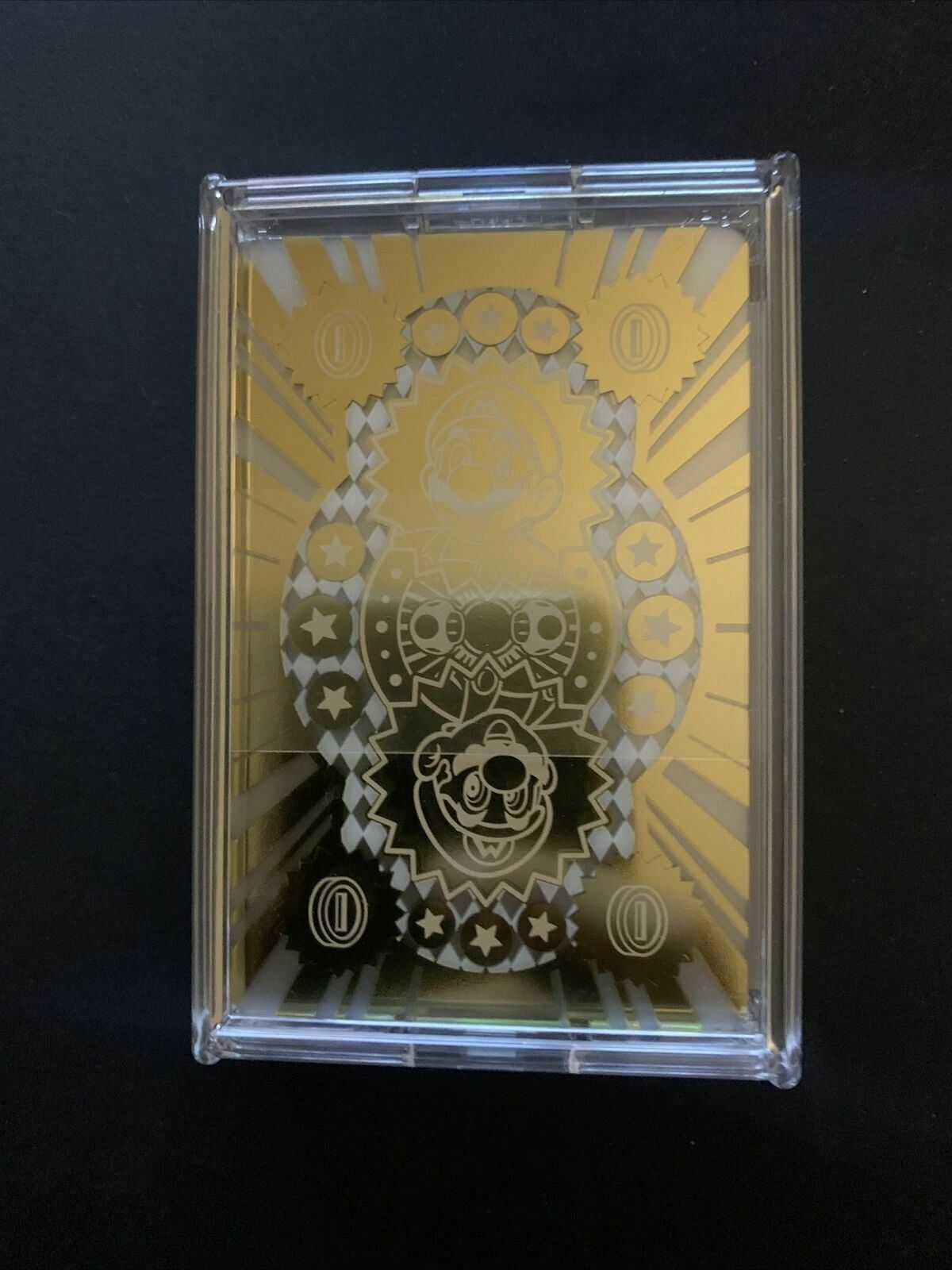 Premium Mario Trump Cards - 2012 Official Club Nintendo Collection Limited Ed.