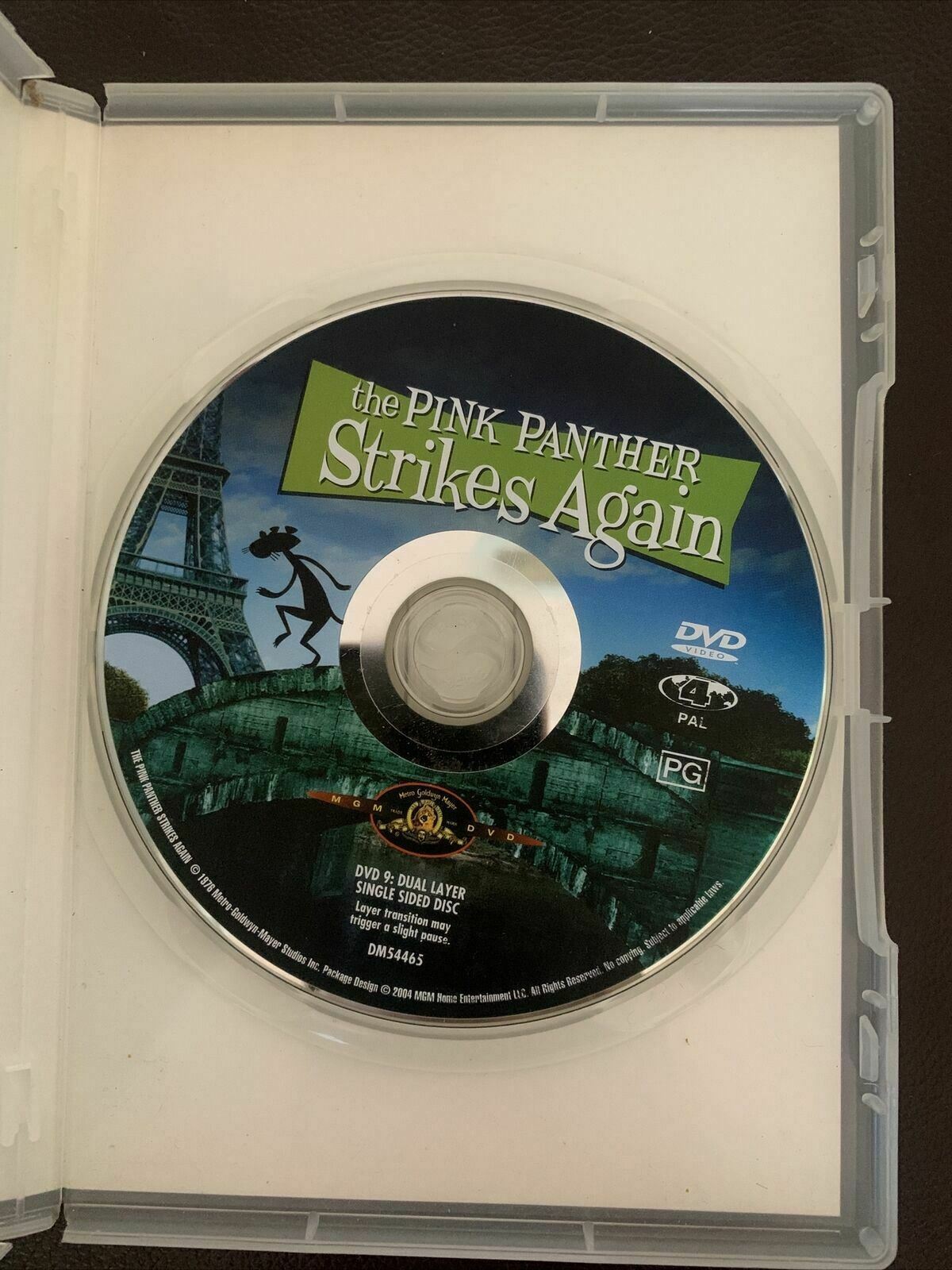 The Pink Panther Strikes Again (DVD, 1976) Peter Sellers - Region 2&4