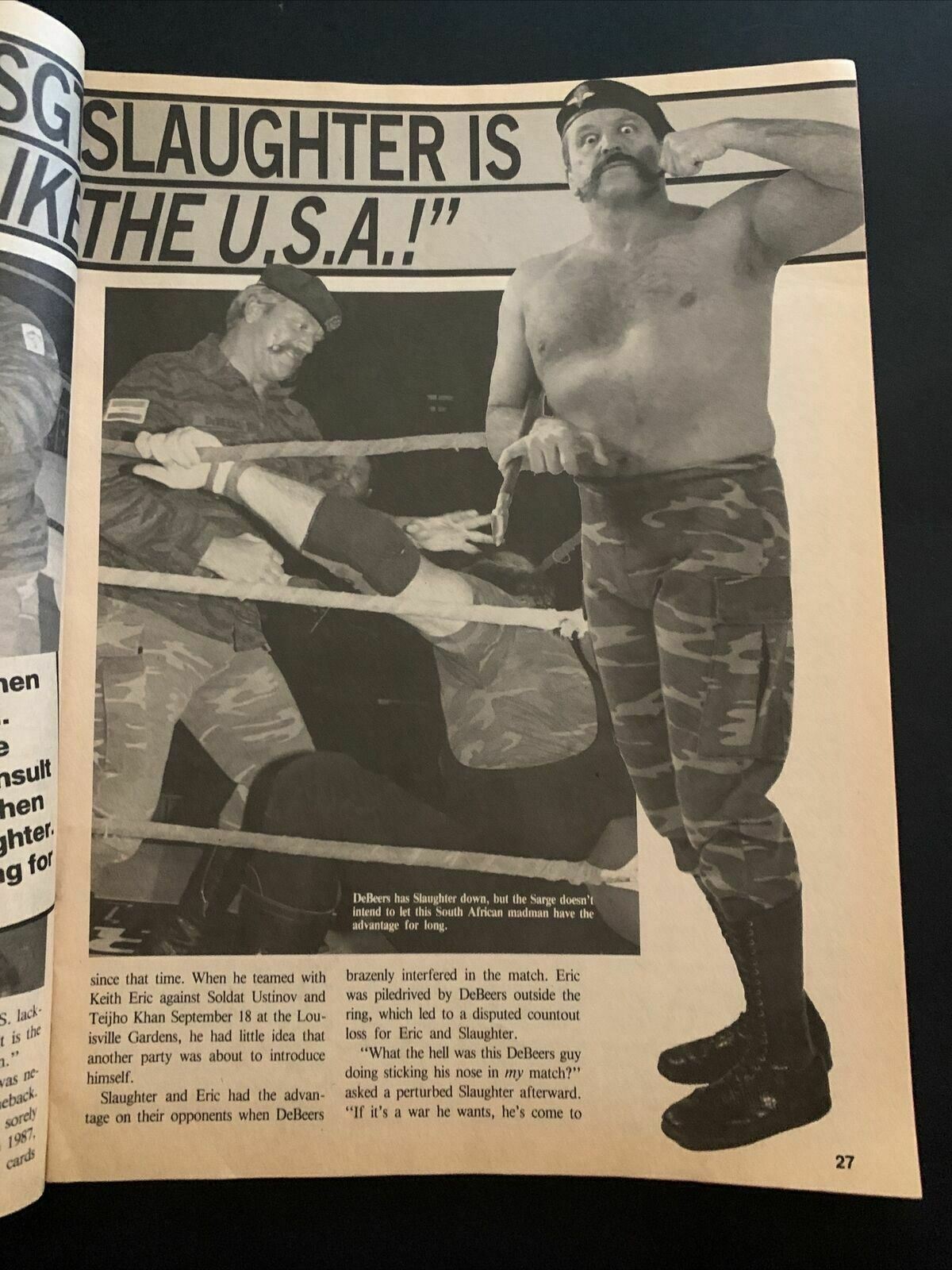 Pro Wrestling Illustrated Magazine February 1989 - Luger, Flair, Beefcake