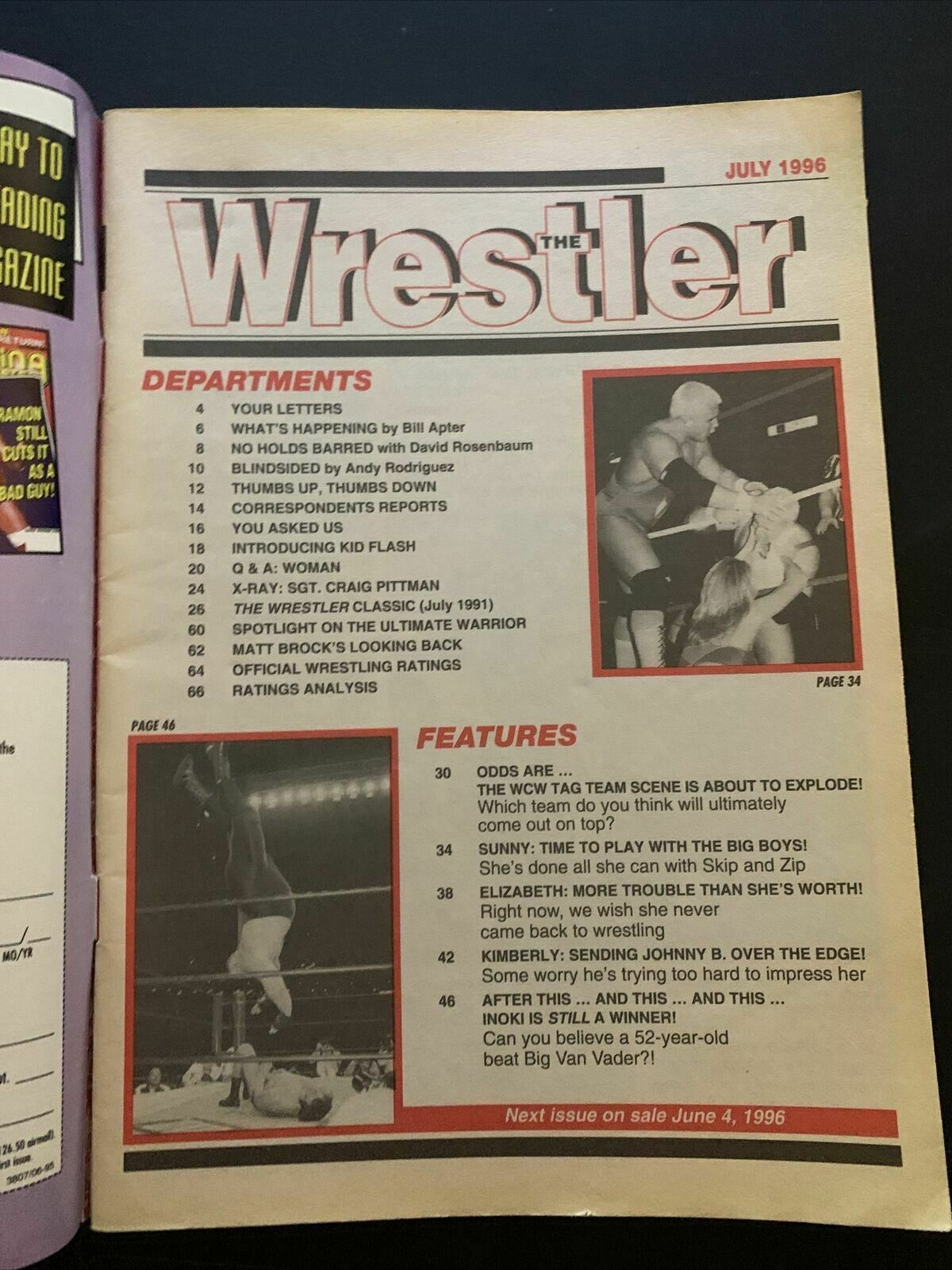 The Wrestler Special Edition Magazine July 1996 - WCW Tag Team
