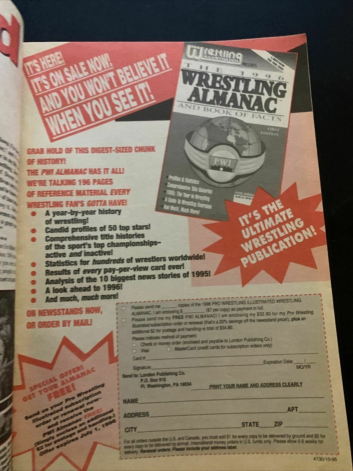 The Wrestler Special Edition Magazine July 1996 - WCW Tag Team