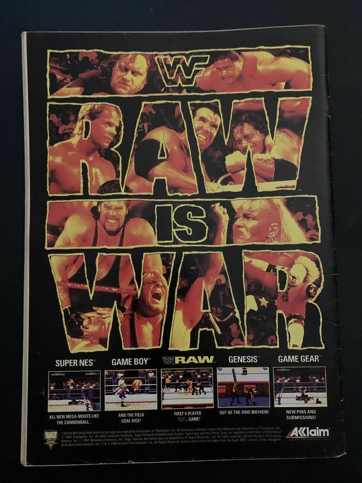 Sports Review Wrestling Magazine March 1995 - Hulk Hogan, Bret Hart, Sting