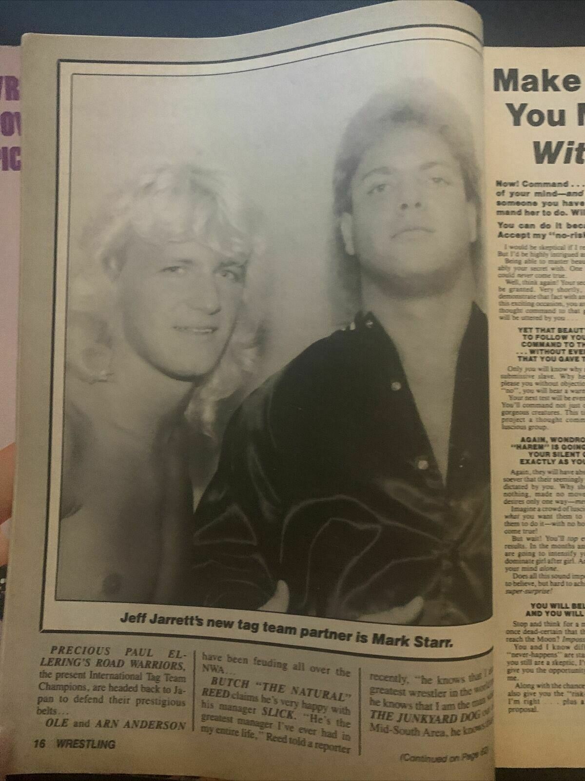 Wrestling Power Magazine September 1987 - Hulk, Rowdy Roddy, Jimmy Garvin, Steam