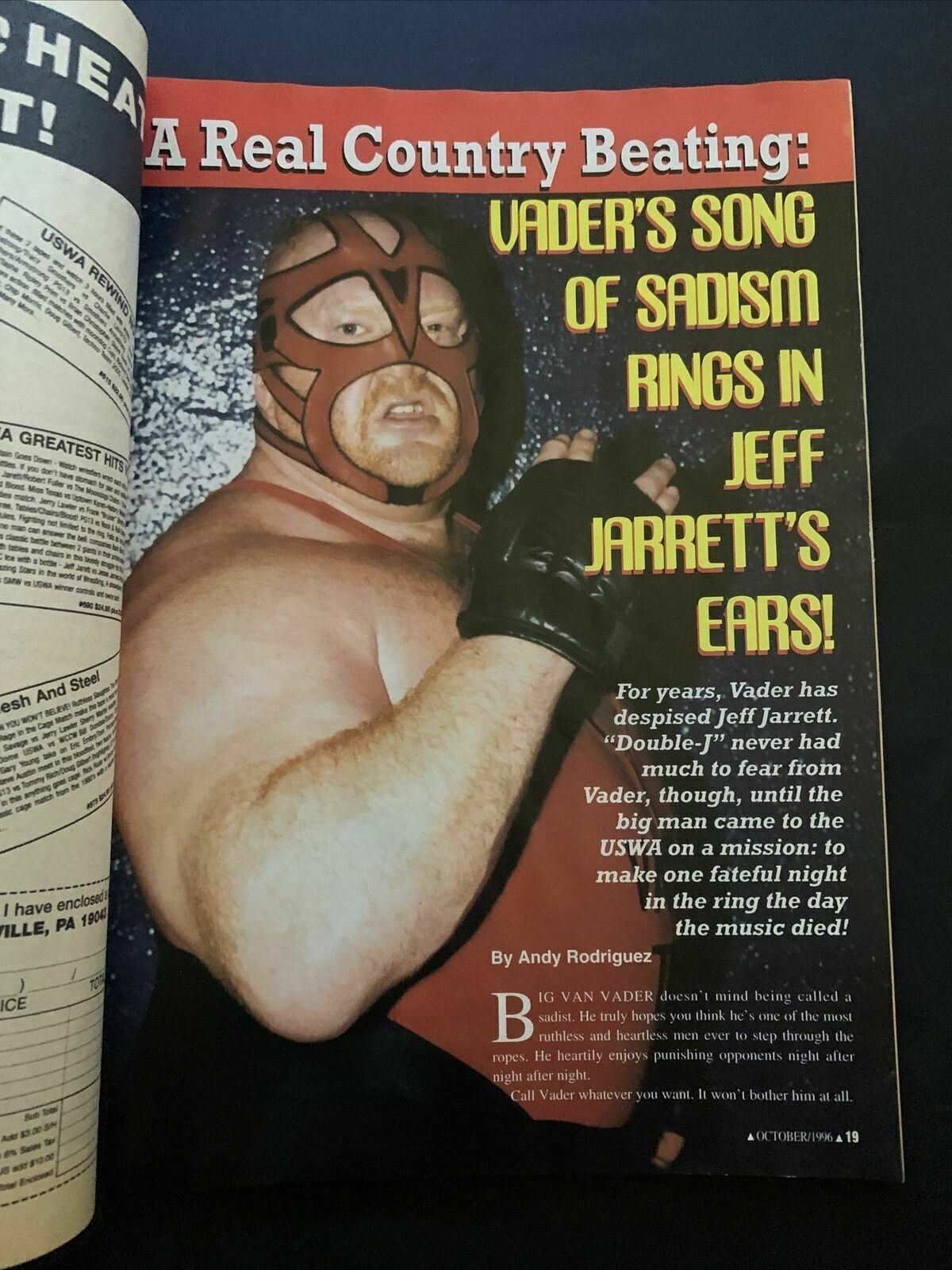 Pro Wrestling Illustrated Magazine October 1996 - Giant, Lex, Vader, Goldust