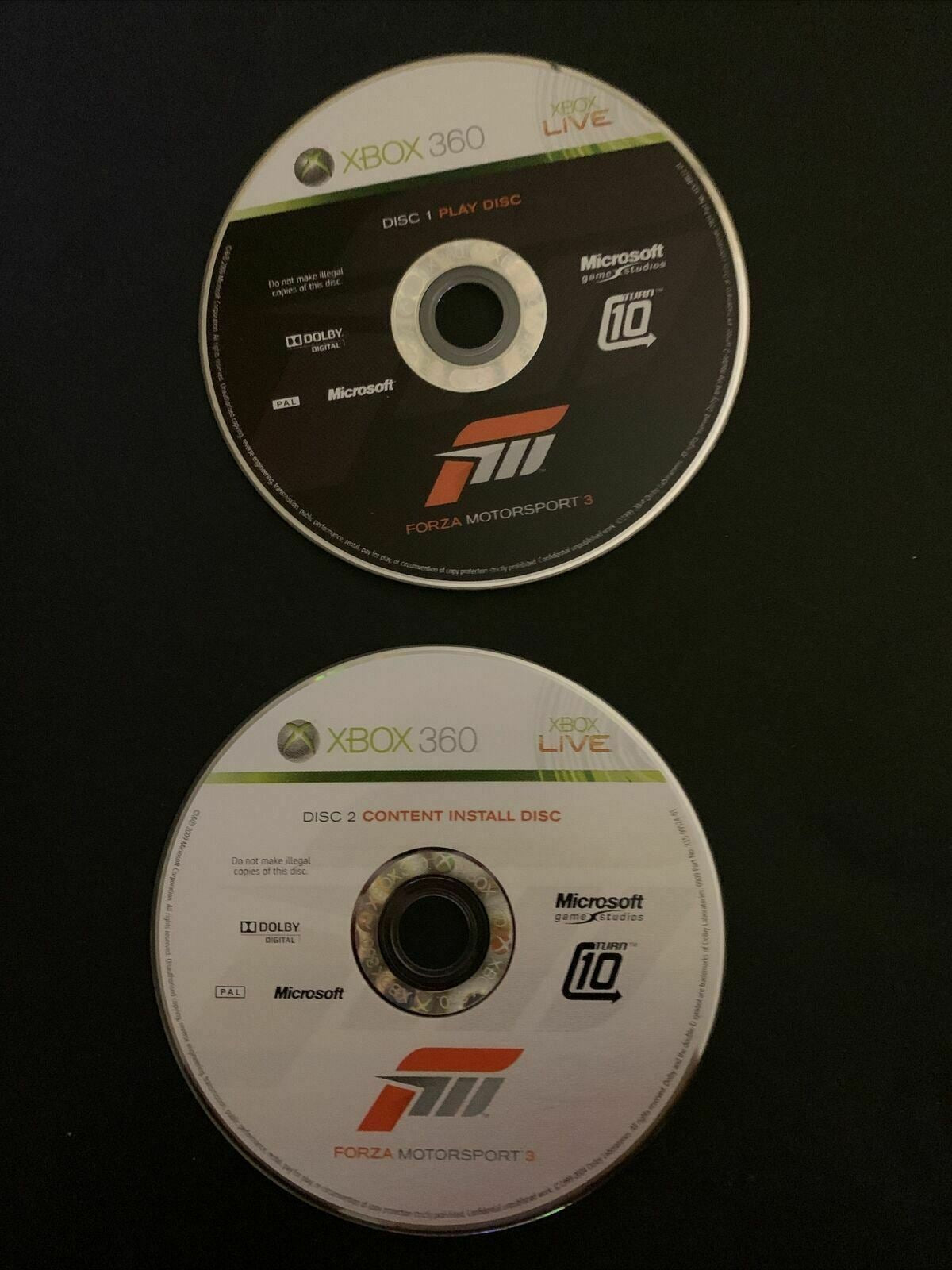 Forza Motorsport 3 - Microsoft 360 PAL Game with Manual