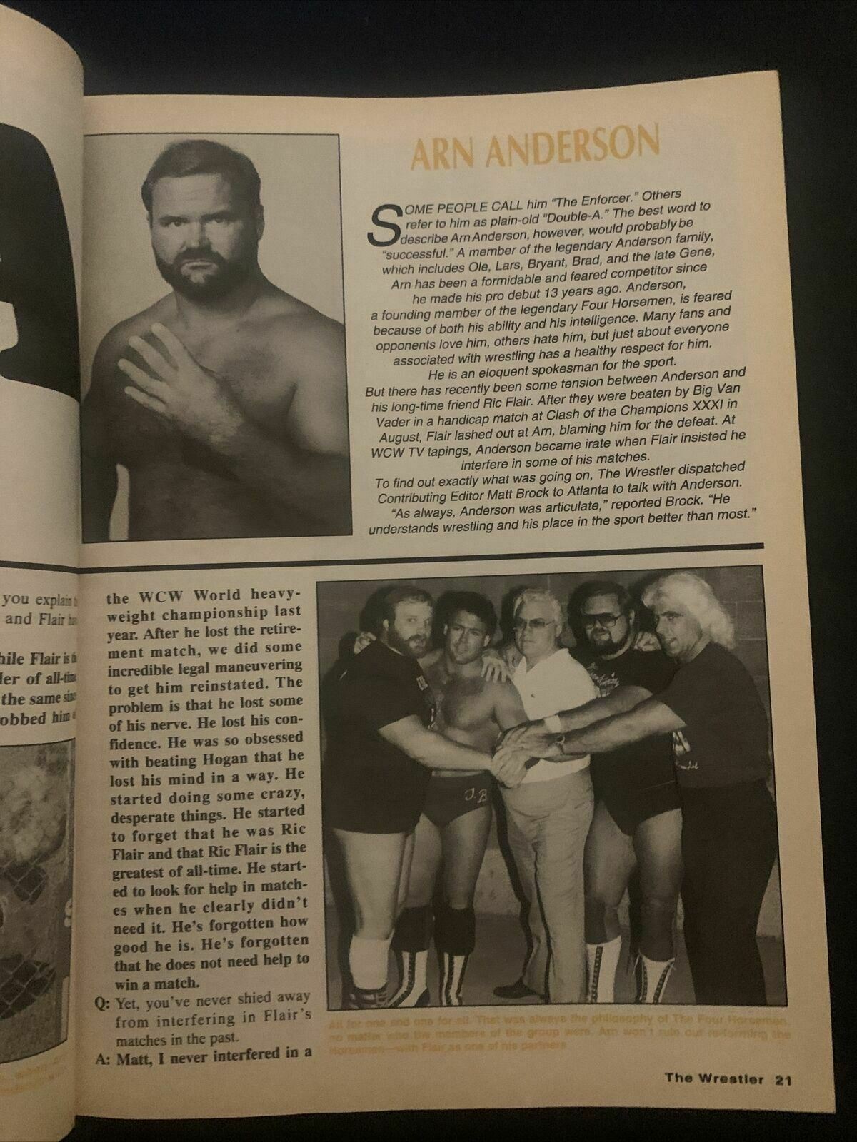 The Wrestler Magazine Winter 1995 - Sting vs Hogan, Dr Yankem, Undertaker