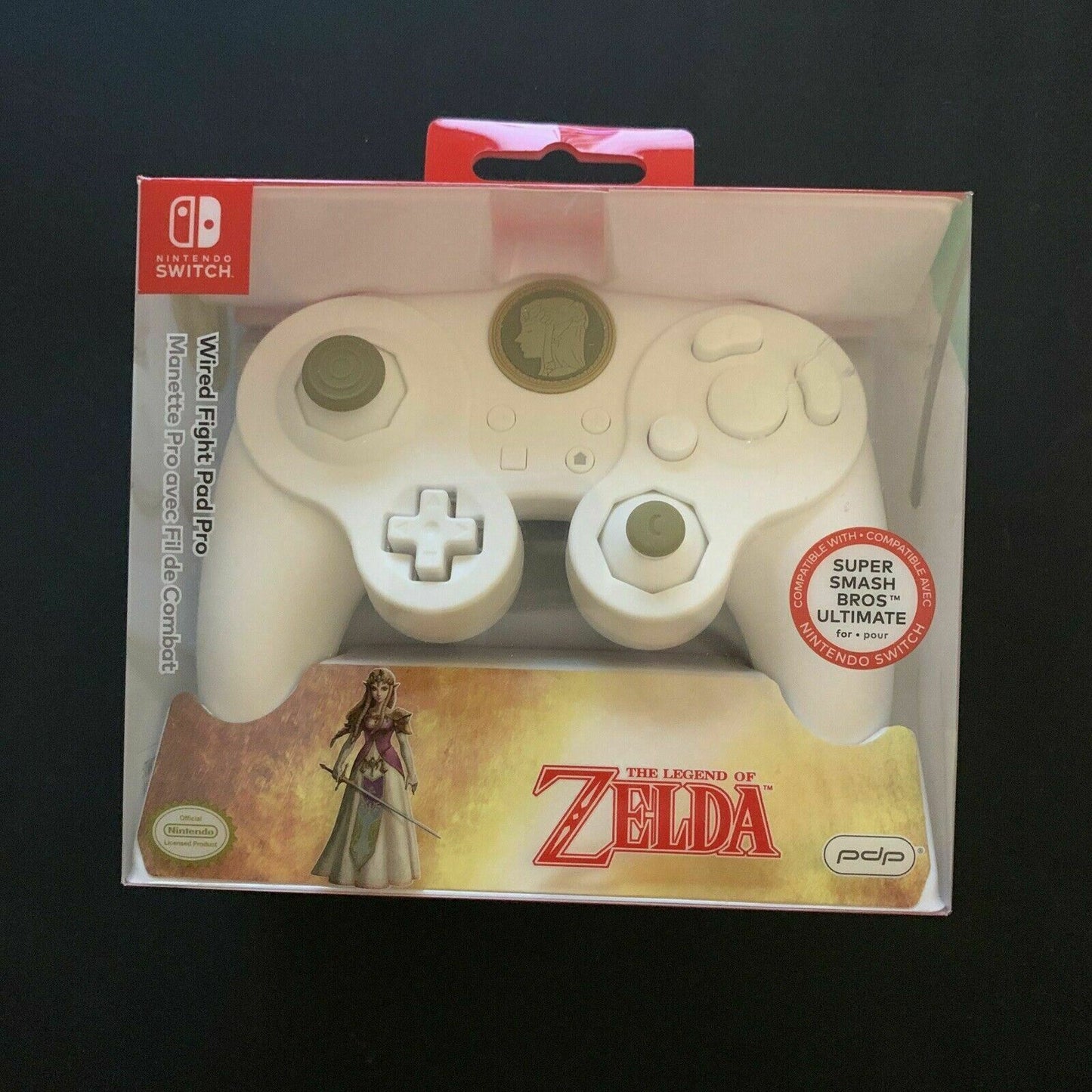 Official Nintendo Zelda Edition Pro Controller Wired for Nintendo Switch *NEW*