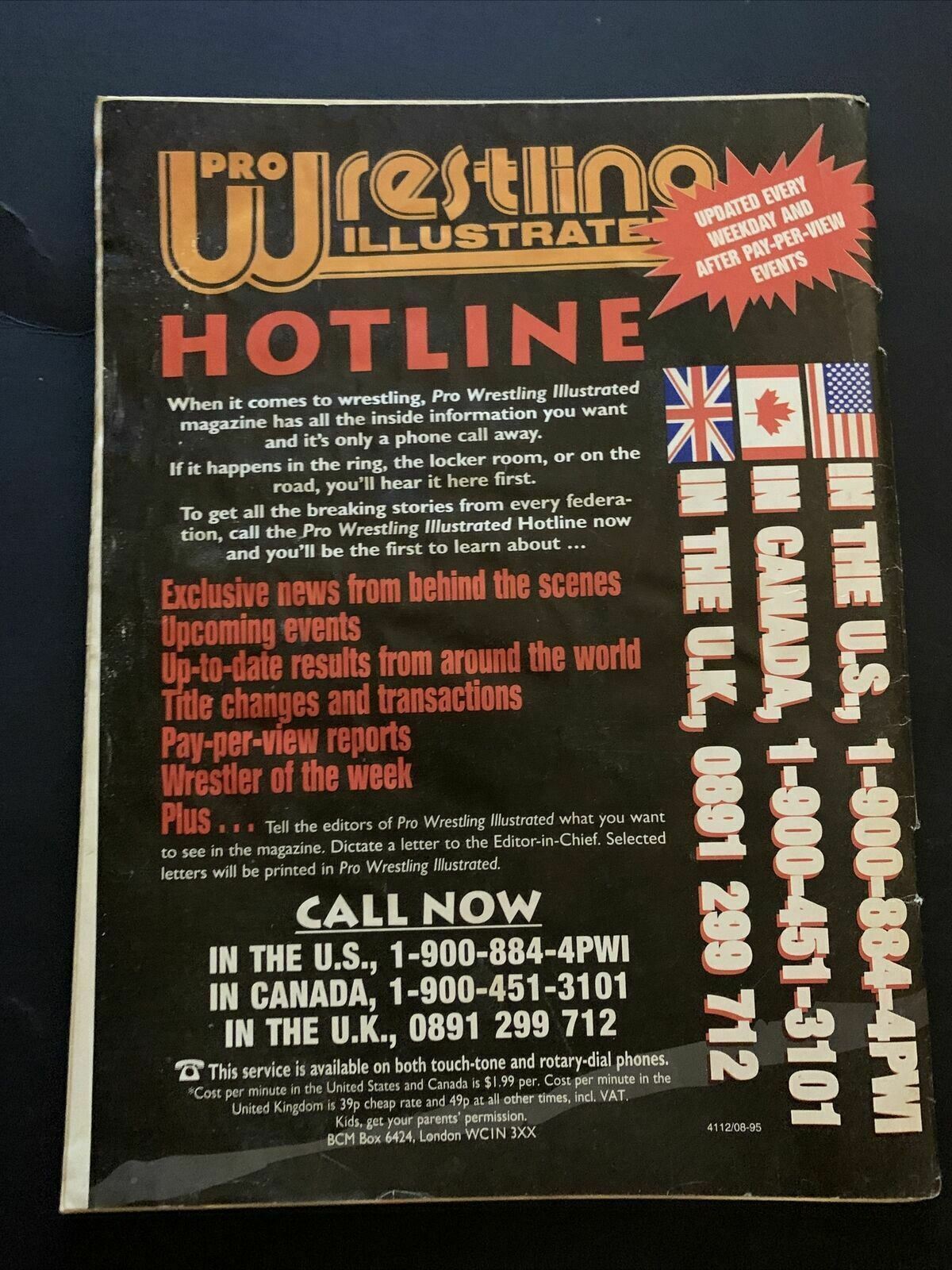 The Wrestler Magazine March 1996 - Hart, Luger, Ramon, Hogan