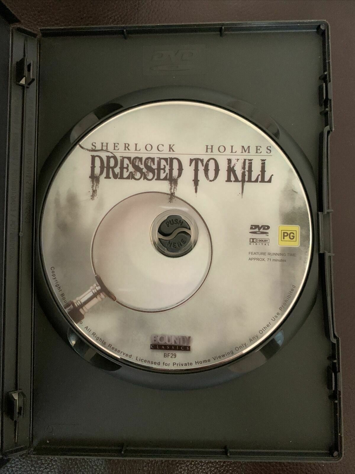 Sherlock Holmes: Dressed to Kill (DVD, 1946) Basil Rathbone, Nigel Bruce