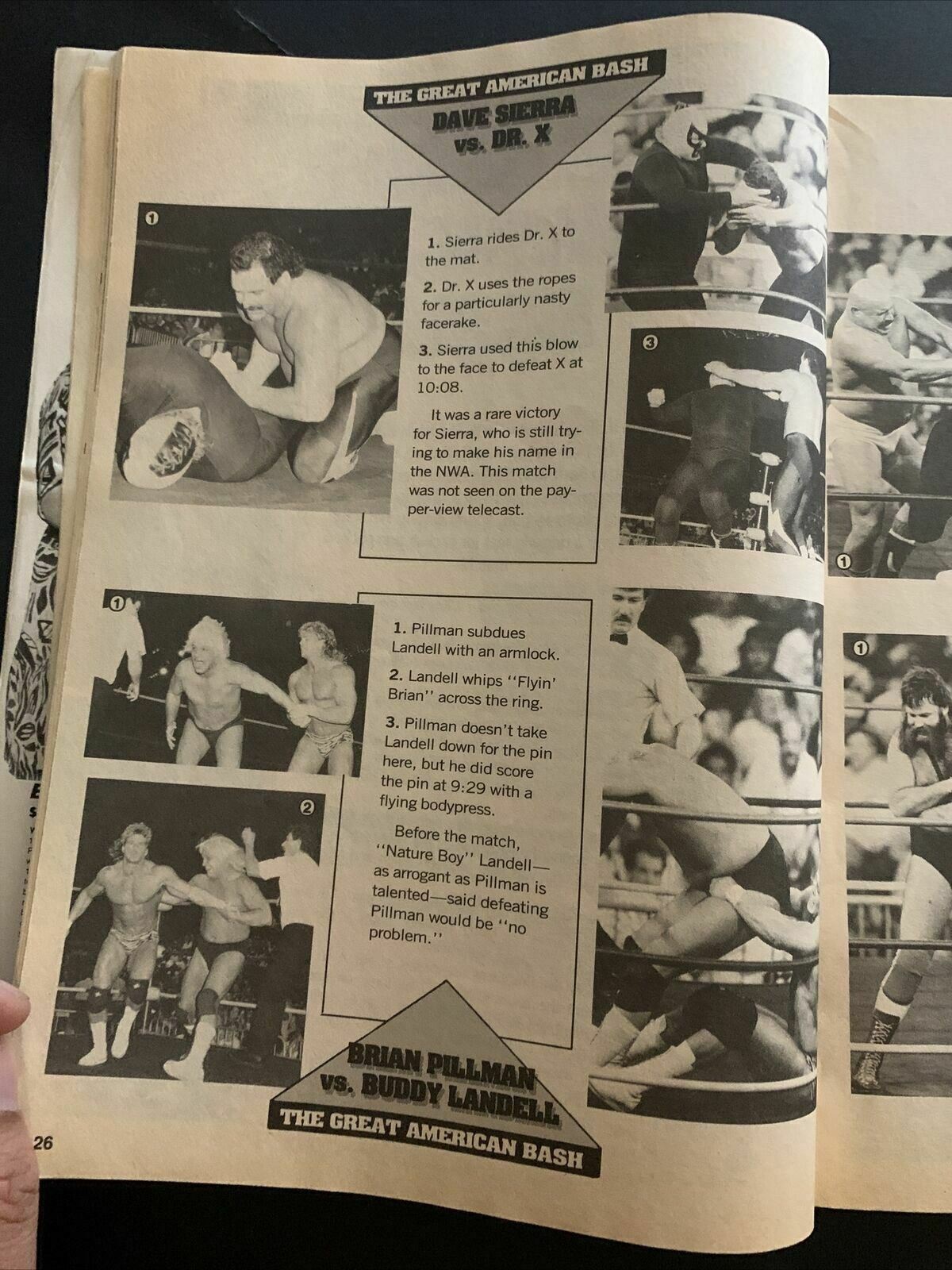 Sports Review Wrestling Magazine November 1990 - Hogan, Ultimate Warrior, Ted Di