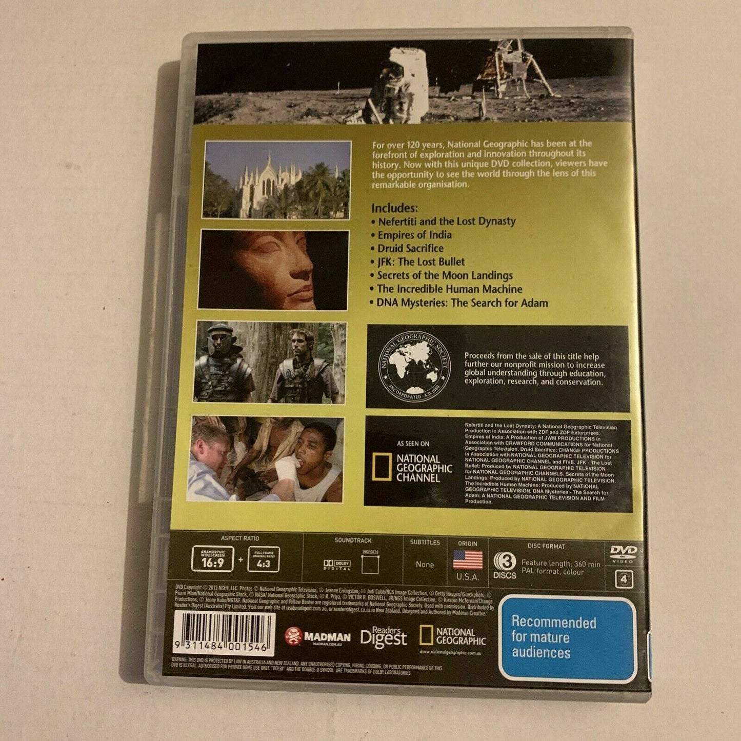 The Best of National Geographic: Nefertiti & the Lost Dynasty + (DVD, 3 Discs)