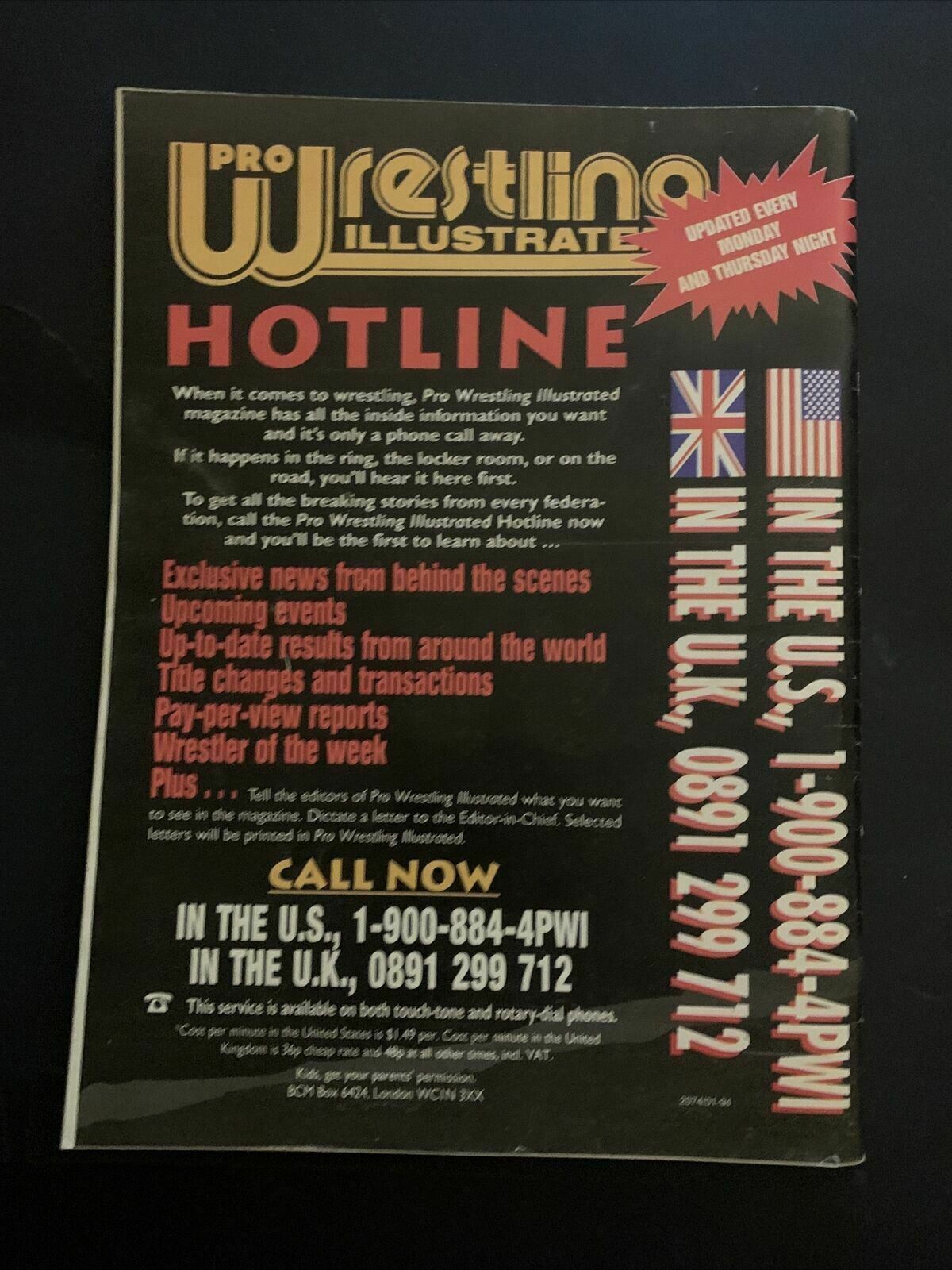 Wrestle America Magazine Fall 1994