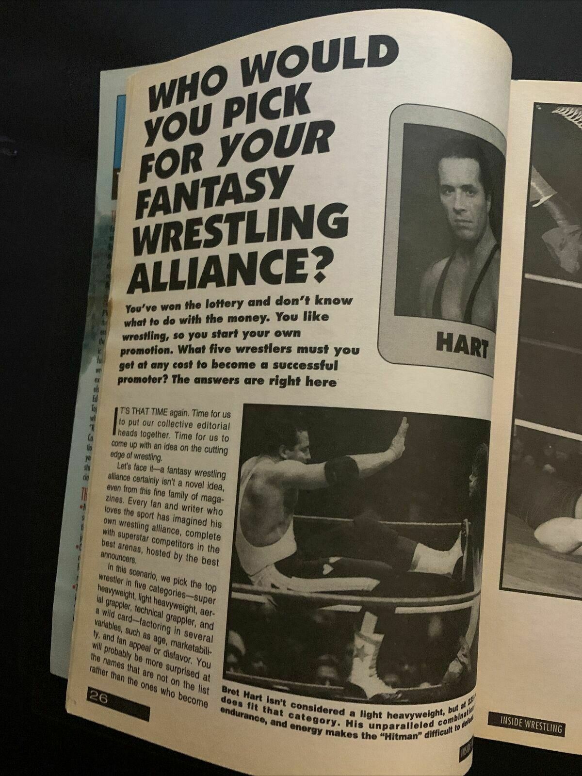Inside Wrestling Magazine October 1994 - Van Vader, Hulk Hogan, WCW