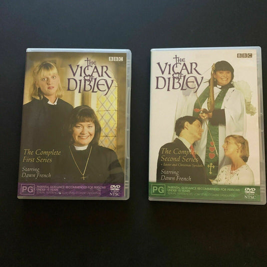 The Vicar Of Dibley : Series 1 & 2 (DVD) BBC Comedy Dawn French - Region 4