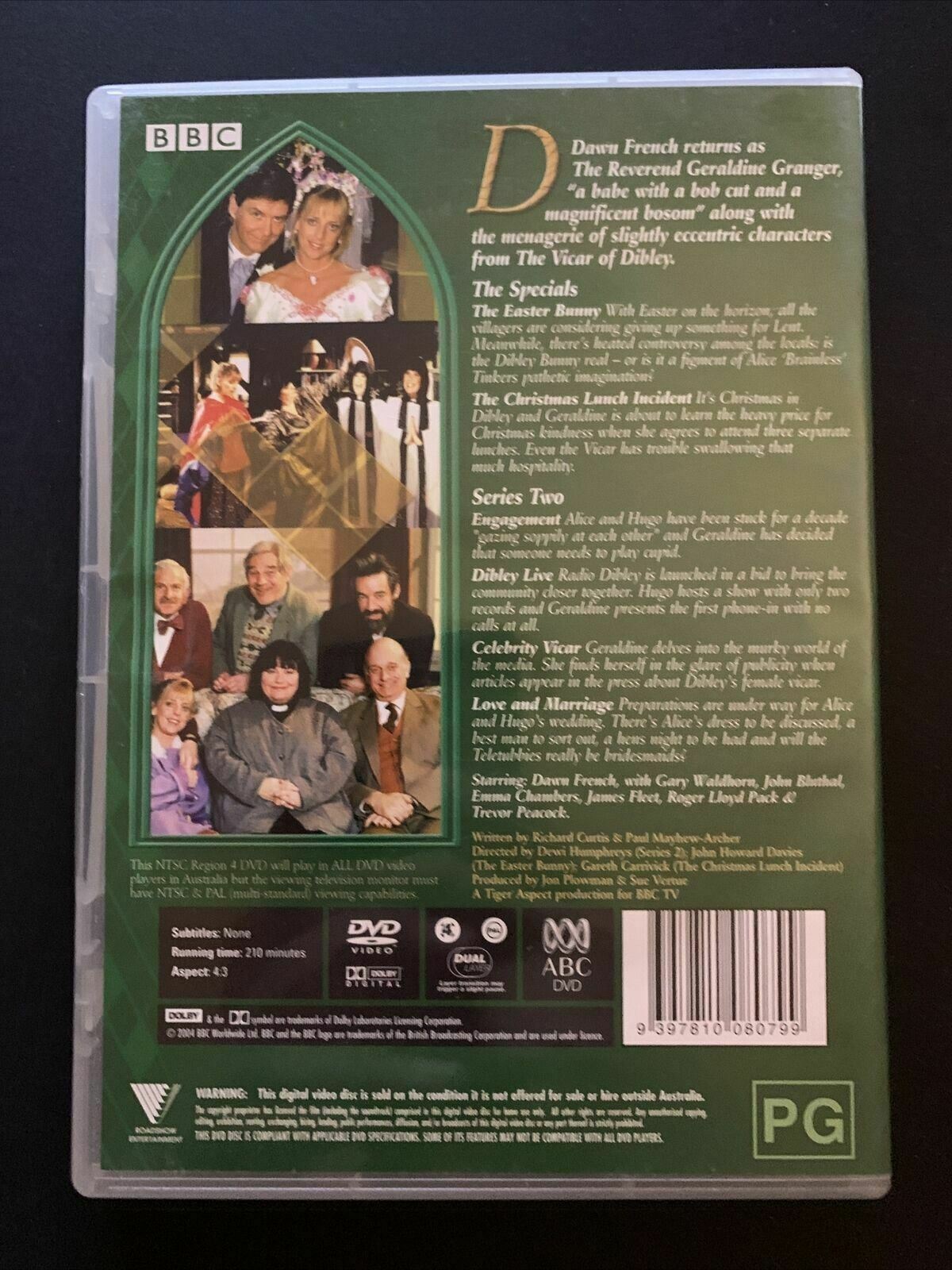 The Vicar Of Dibley : Series 1 & 2 (DVD) BBC Comedy Dawn French - Region 4