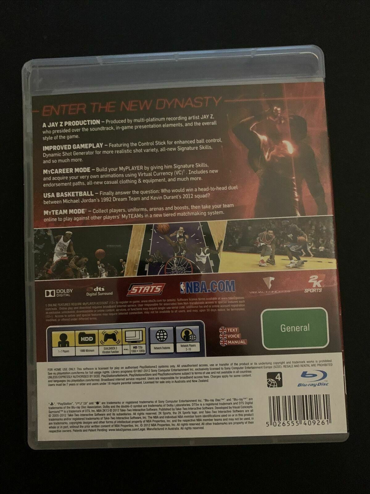 NBA 2K13 - Playstation 3 PS3 NBA Basketball Game