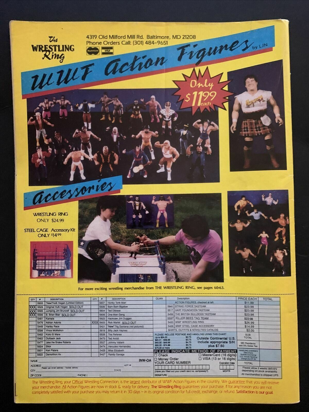 Inside Wrestling Magazine October 1989 - Dusty Rhodes, Ted DiBiase, Hogan