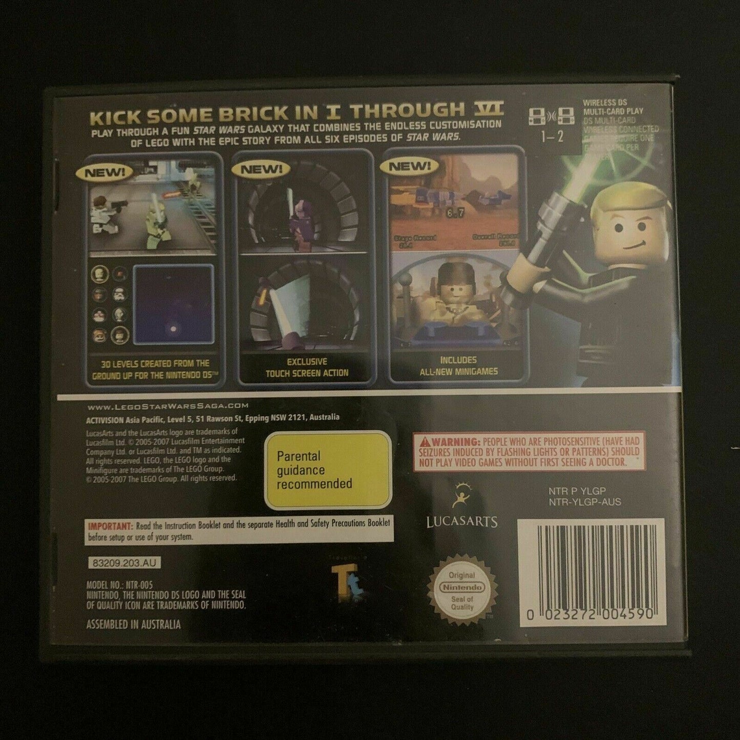 Lego Star Wars The Complete Saga - DS Nintendo Game