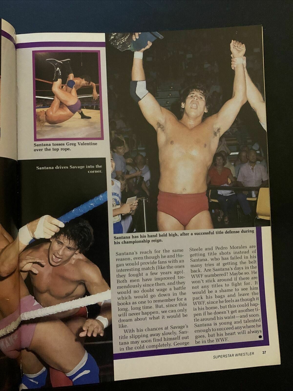Superstar Wrestler Magazine December 1986 - Savage, Santana, Dr Death, Abdullah
