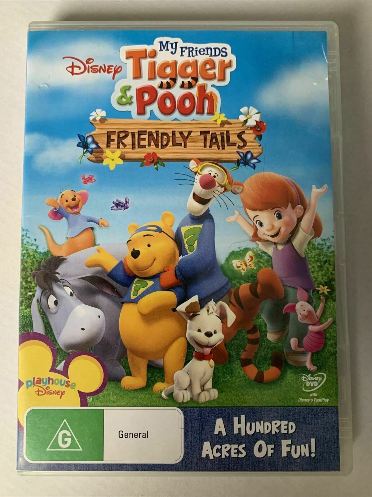 Winne the Pooh - My Friends Tigger & Pooh's Friendly Tails (DVD, 2008) Disney