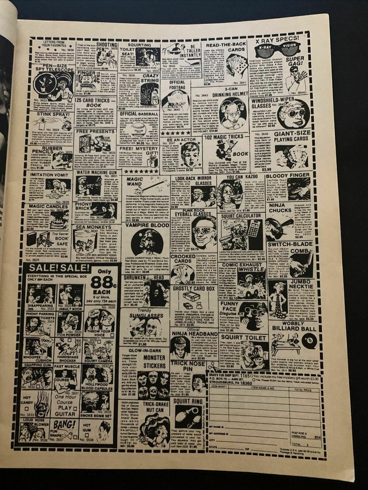 Wrestler Annual Magazine Fall 1987 - Ric Flair, Snuka, Steamboat, Patera, Heenan