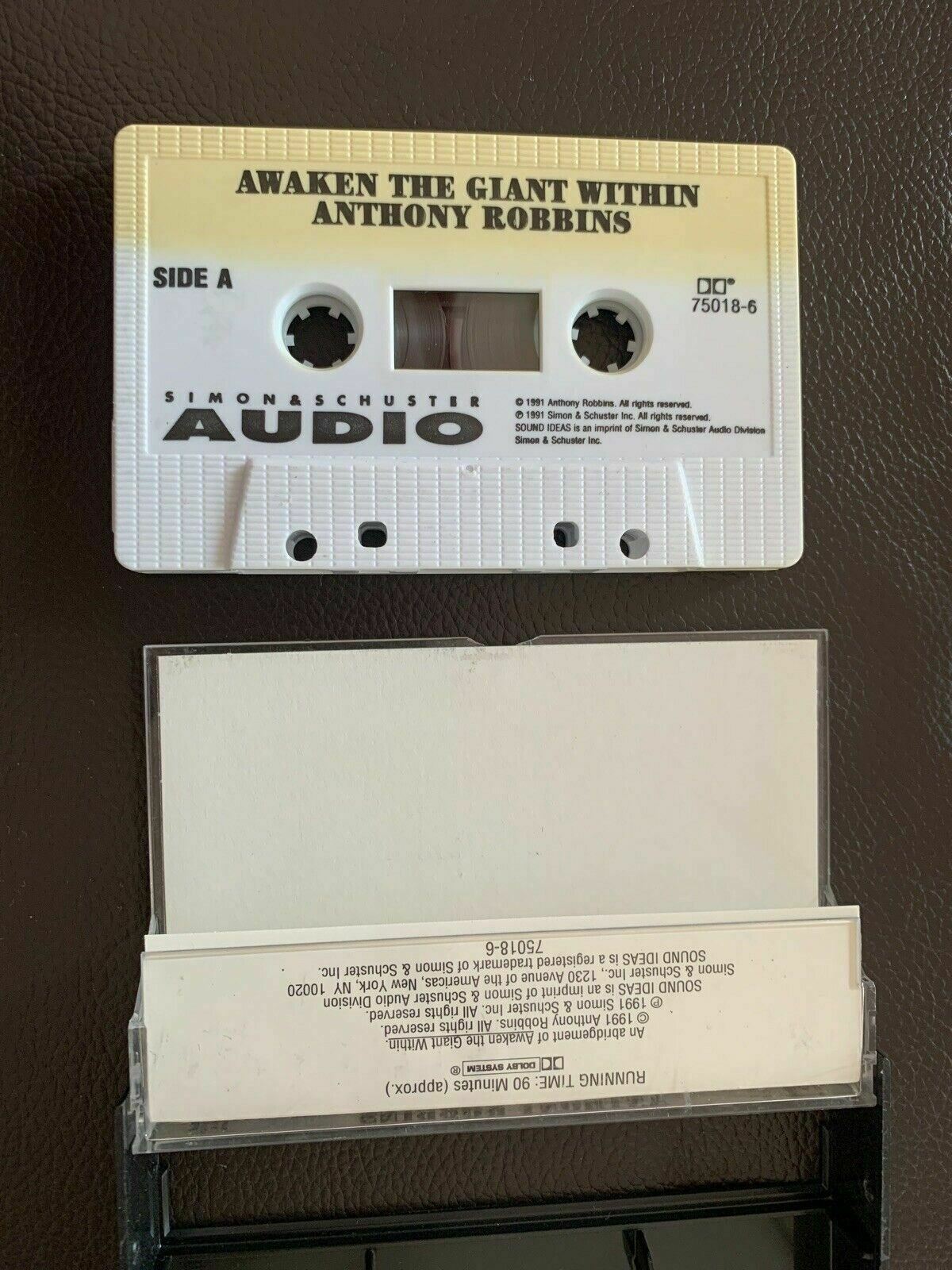 Awaken The Giant Within Anthony Robbins Audio (Cassette Tape, 1991)