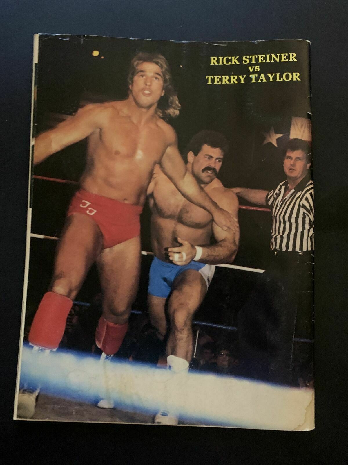 Wrestler Superstar Magazine June 1987 - Hulk, Steamboat, Macho Man, Chris Adams