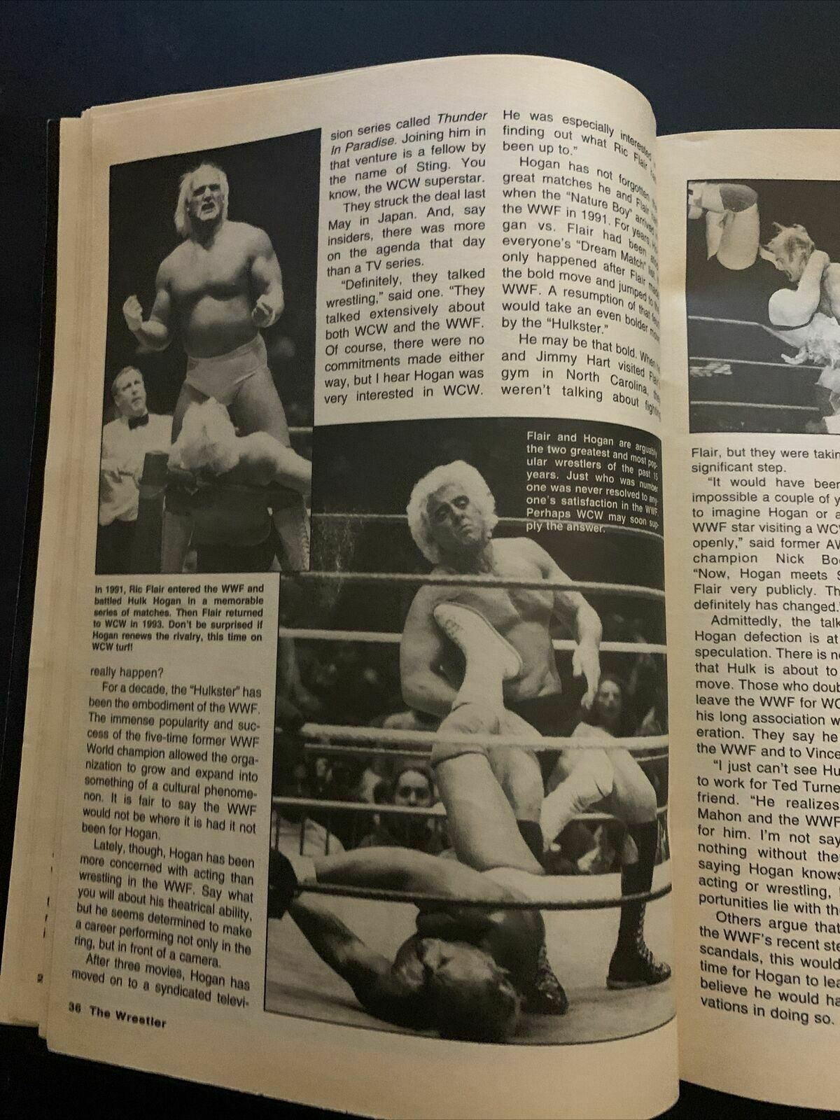 The Wrestler Magazine April 1994 - Hulk Hogan, Ric Flair, Macho Man