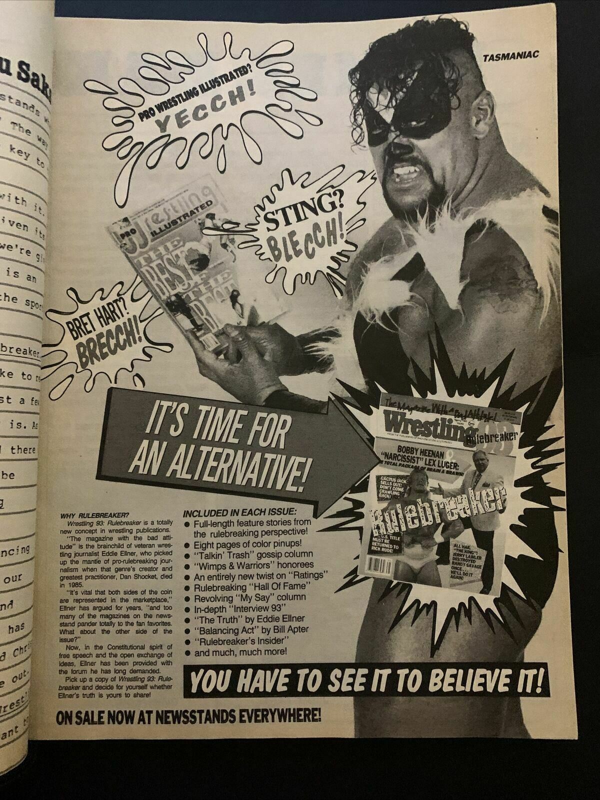 Inside Wrestling Magazine May 1993 - WrestleMania IX Hart Vs Yokozuna