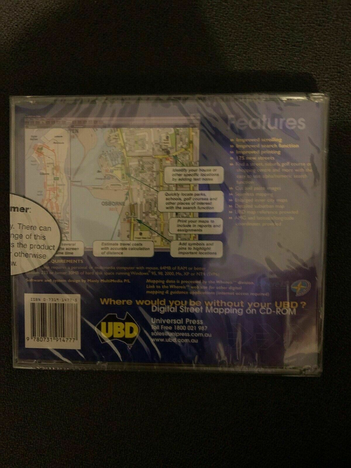 *Brand New And Sealed* Adelaide Digital Street Mapping On PC CD-ROM