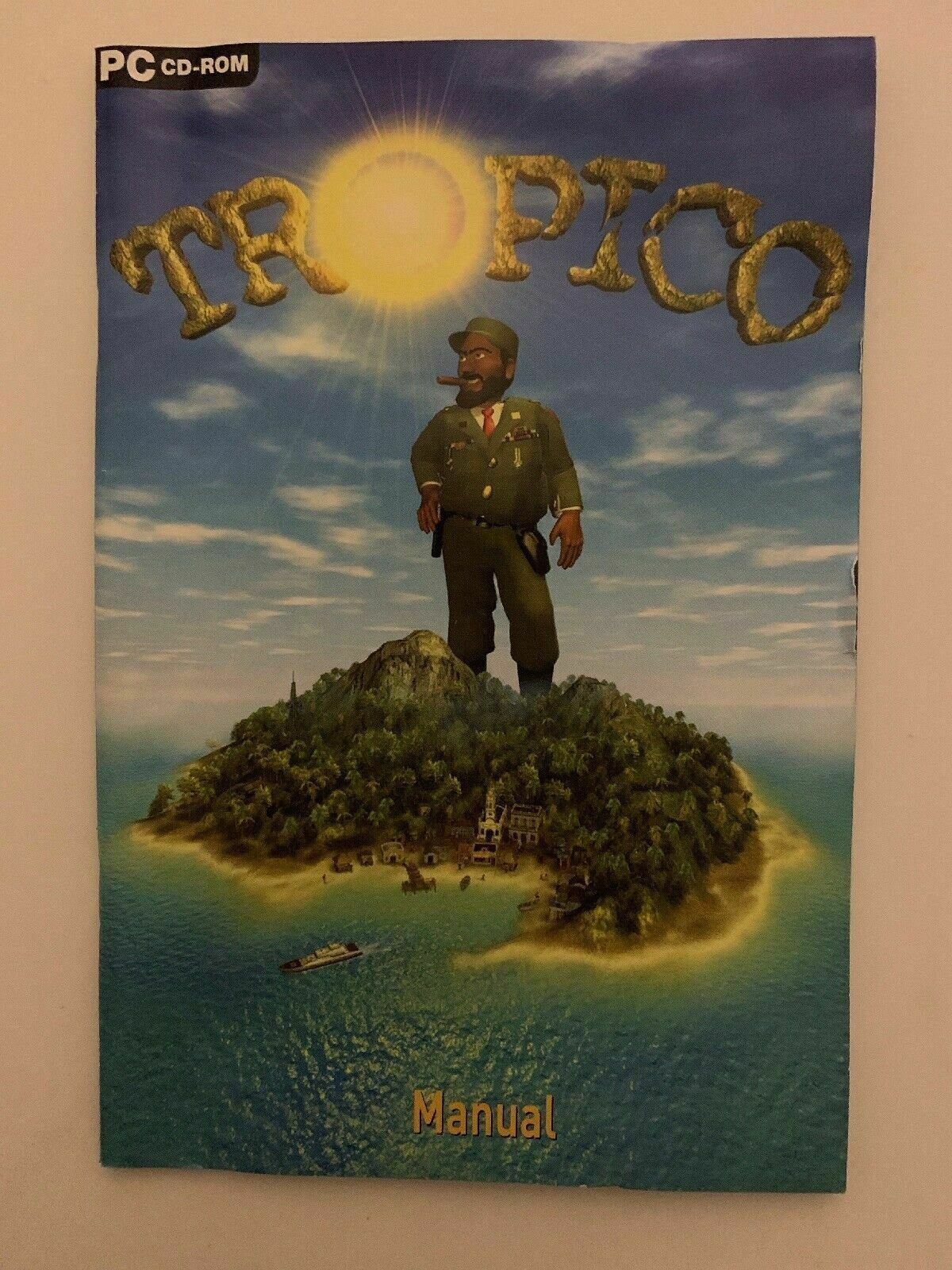 Tropico - PC 2001 CDROM Sim City Building Strategy Windows Game