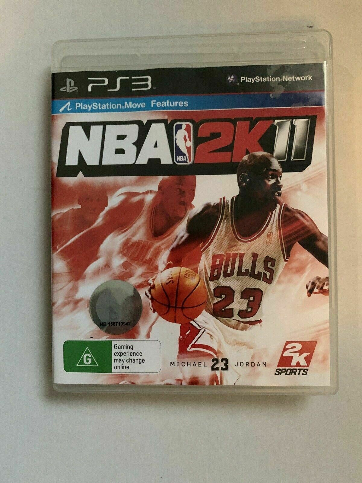 NBA 2K11 - Playstation 3 PS3 Basketball Game Michael Jordan with Manual