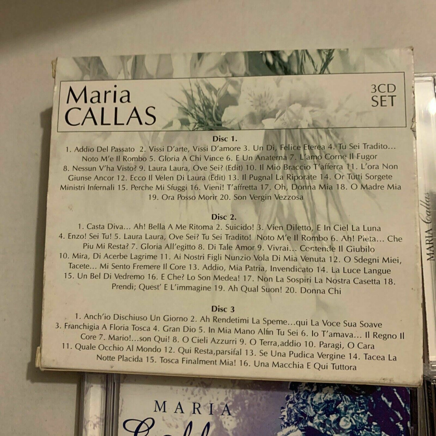 Maria Callas - Arias by Bellini, Ponchielli, Puccini (CD, 2005, 3-Discs)