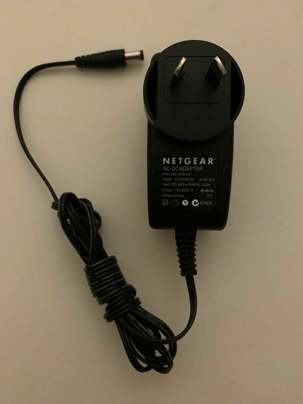 Genuine Netgear T012HS1209 AC Adapter 332-10169-01 Power Supply 12V 1A